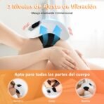 ⁦جهاز تدليك الركبة اللاسلكي مع الحرارة والاهتزاز، قابل لإعادة الشحن⁩ - الصورة ⁦5⁩