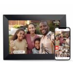 إطار صور رقمي PRAKTICA مقاس 10.1 بوصة، بشاشة لمس وواي فاي وتطبيق Frameo