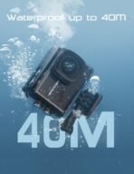 ⁦كاميرا أكشن M80 بدقة 4K و60 إطارًا في الثانية، مع بطاقة ذاكرة 64GB، وواي فاي، وجهاز تحكم عن بُعد⁩ - الصورة ⁦5⁩
