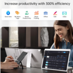 ⁦شاشة ثلاثية محمولة S10 مقاس 15.6 بوصة للابتوب، دقة Full HD 1080P وتقنية IPS لتوسيع مساحة العمل⁩ - الصورة ⁦5⁩