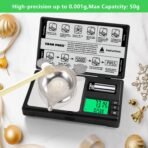 ⁦ميزان GRAM PRES الرقمي عالي الدقة بوزن يصل إلى 50 غرامًا ودقة 0.001 غرام⁩ - الصورة ⁦3⁩