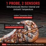 ⁦مقياس حرارة اللحوم اللاسلكي بمدى 150 متر  TempSpike TP960 لمراقبة درجة حرارة الطهي والشواء⁩ - الصورة ⁦4⁩