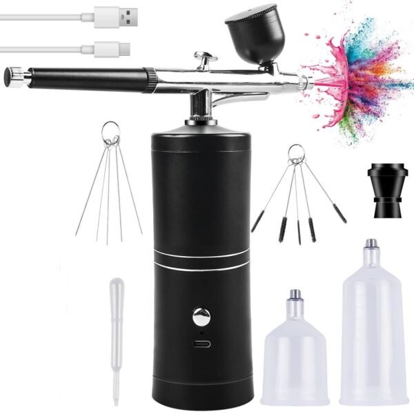 طقم بخاخ هوائي لاسلكي مع ضاغط هواء – Airbrush Kit
