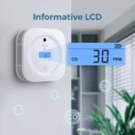 ⁦Aegislink SC200 جهاز إنذار الدخان وأول أكسيد الكربون بشاشة LCD وعمر افتراضي يصل إلى 10 سنوات⁩ - الصورة ⁦5⁩